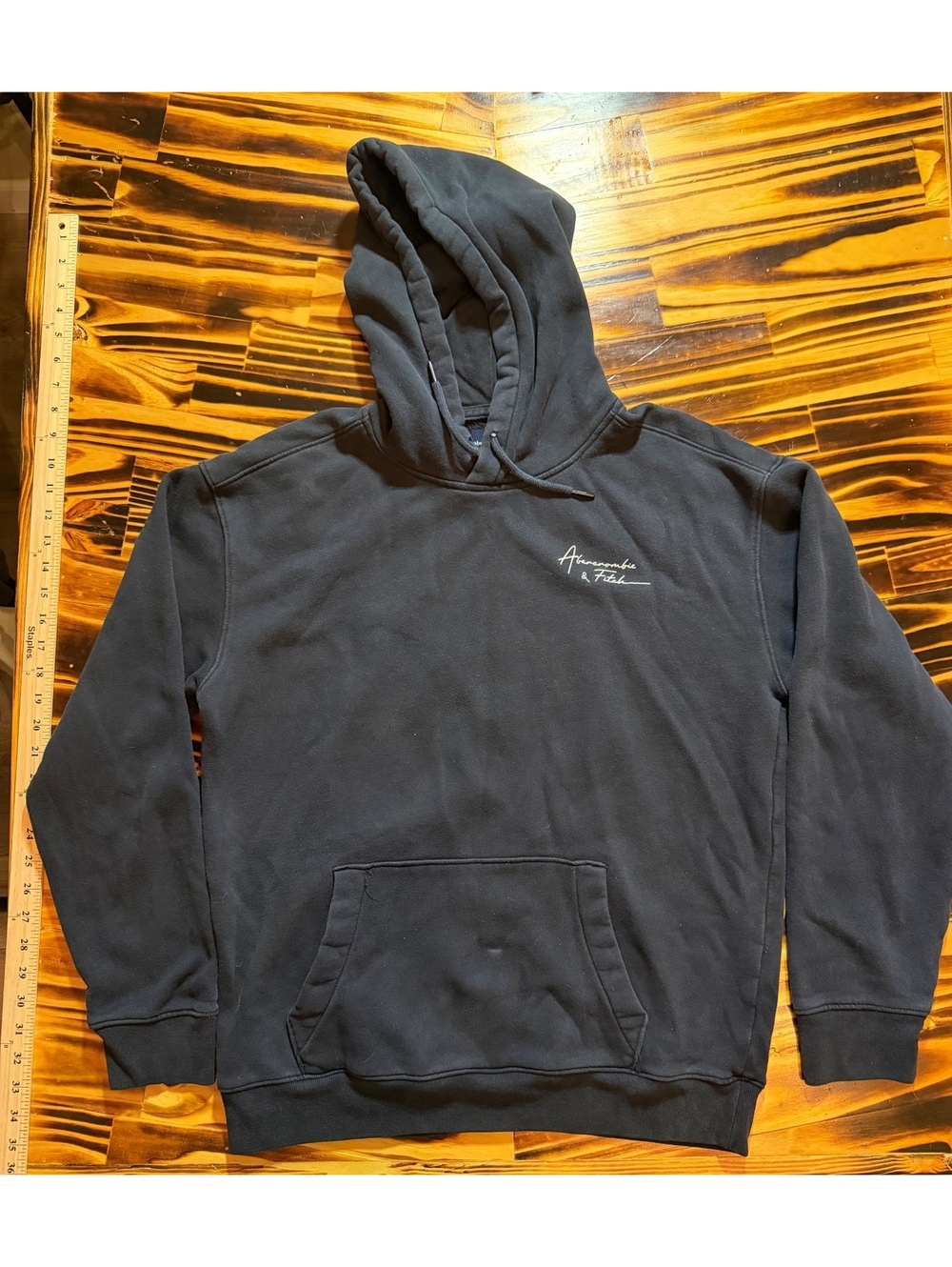 Abercrombie & Fitch navy pullover hoodie